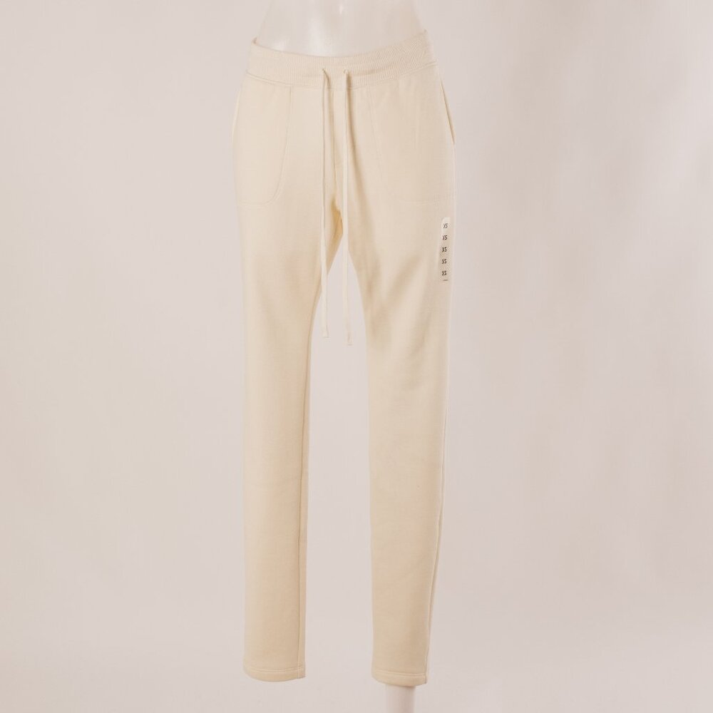 Headline: Uniqlo Cream Fleece-Lined Sweatpants Size US XS